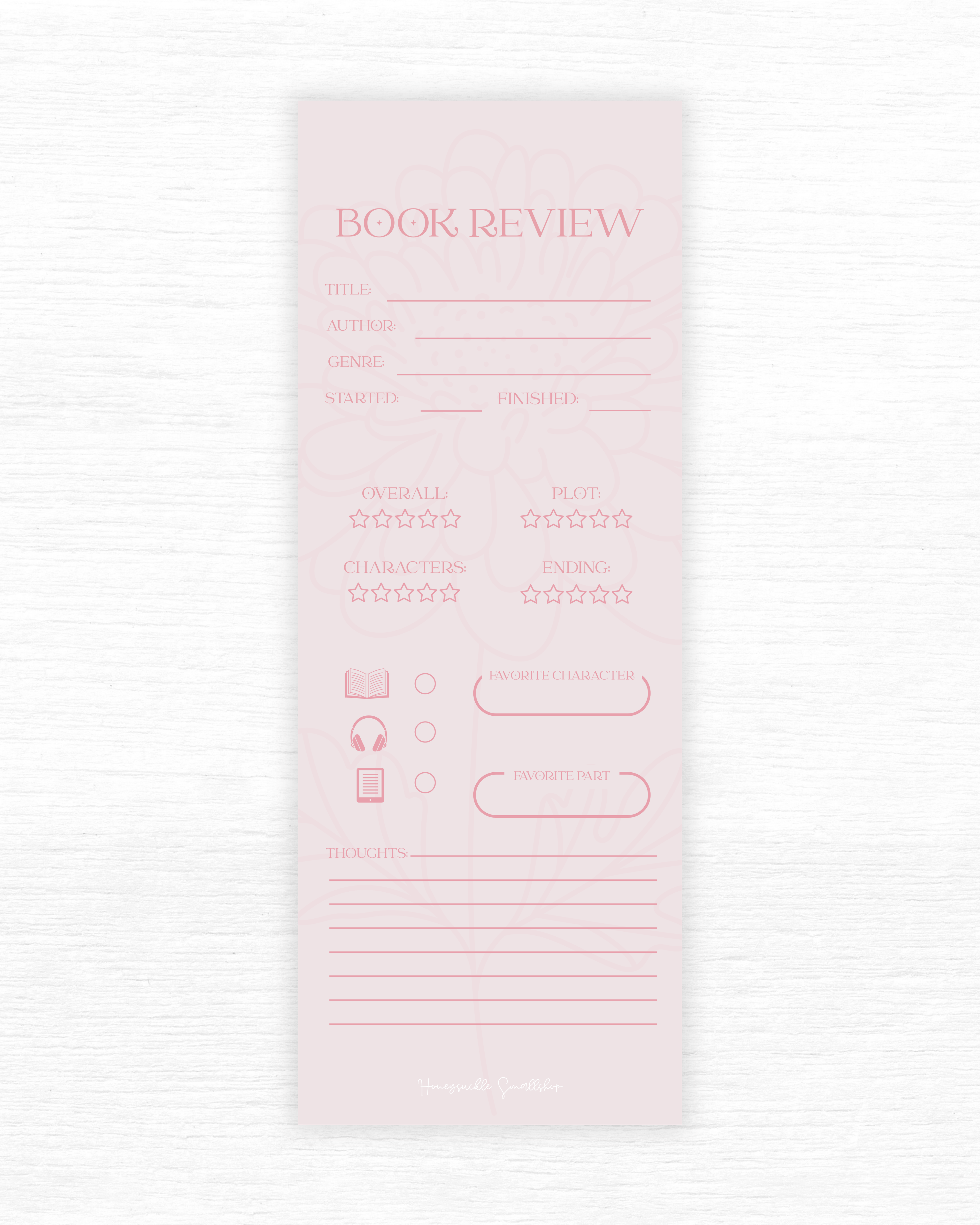 Book Review - Bookmark