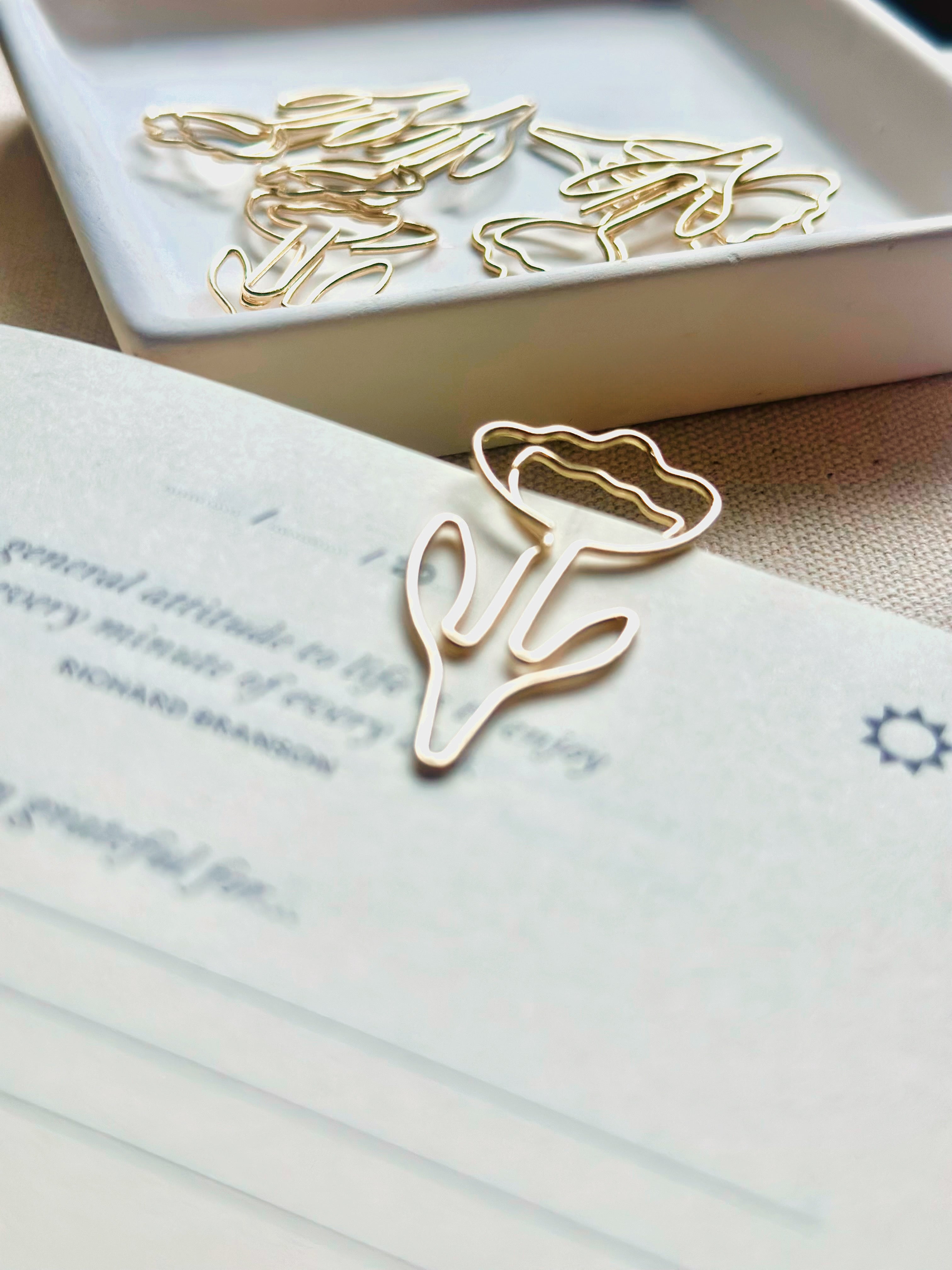 Flower Paper Clips