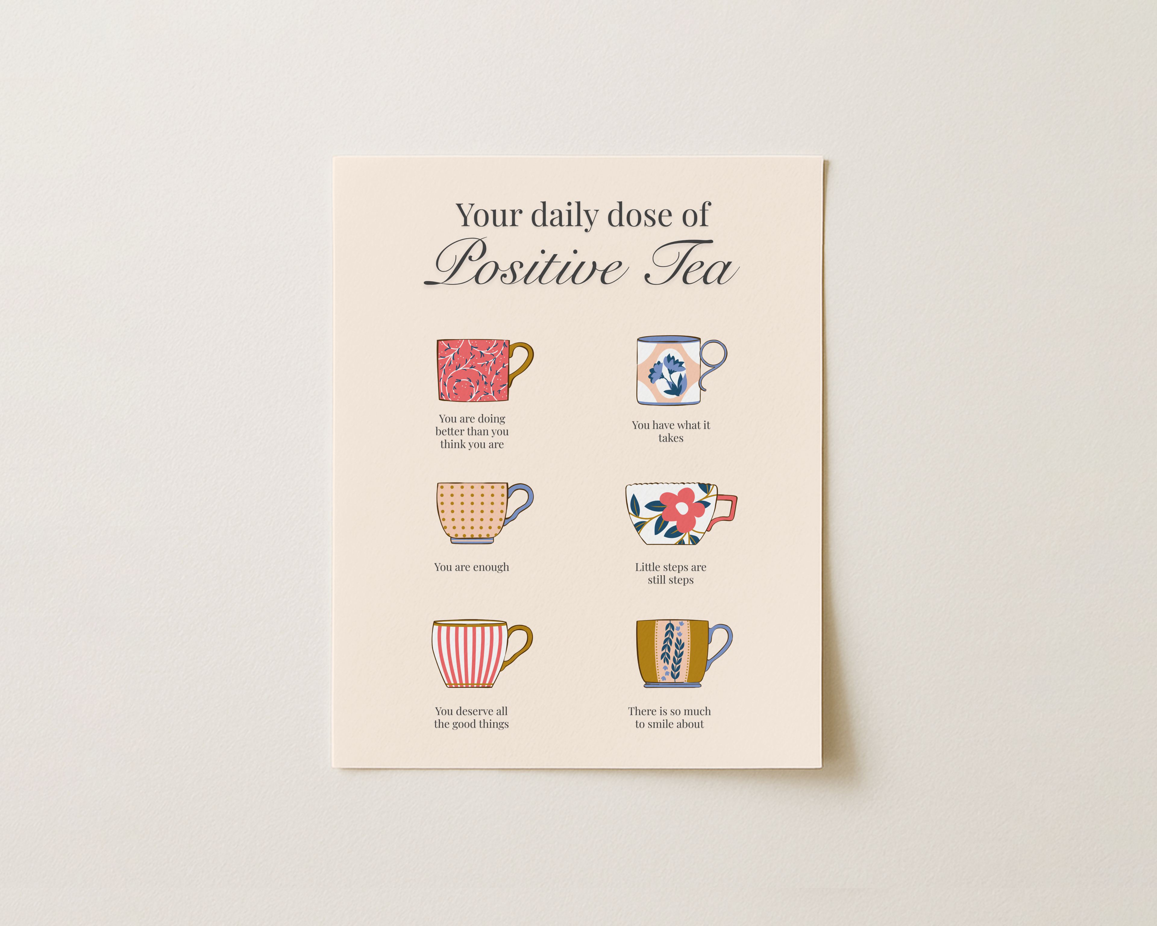 Positive Tea - Art Print