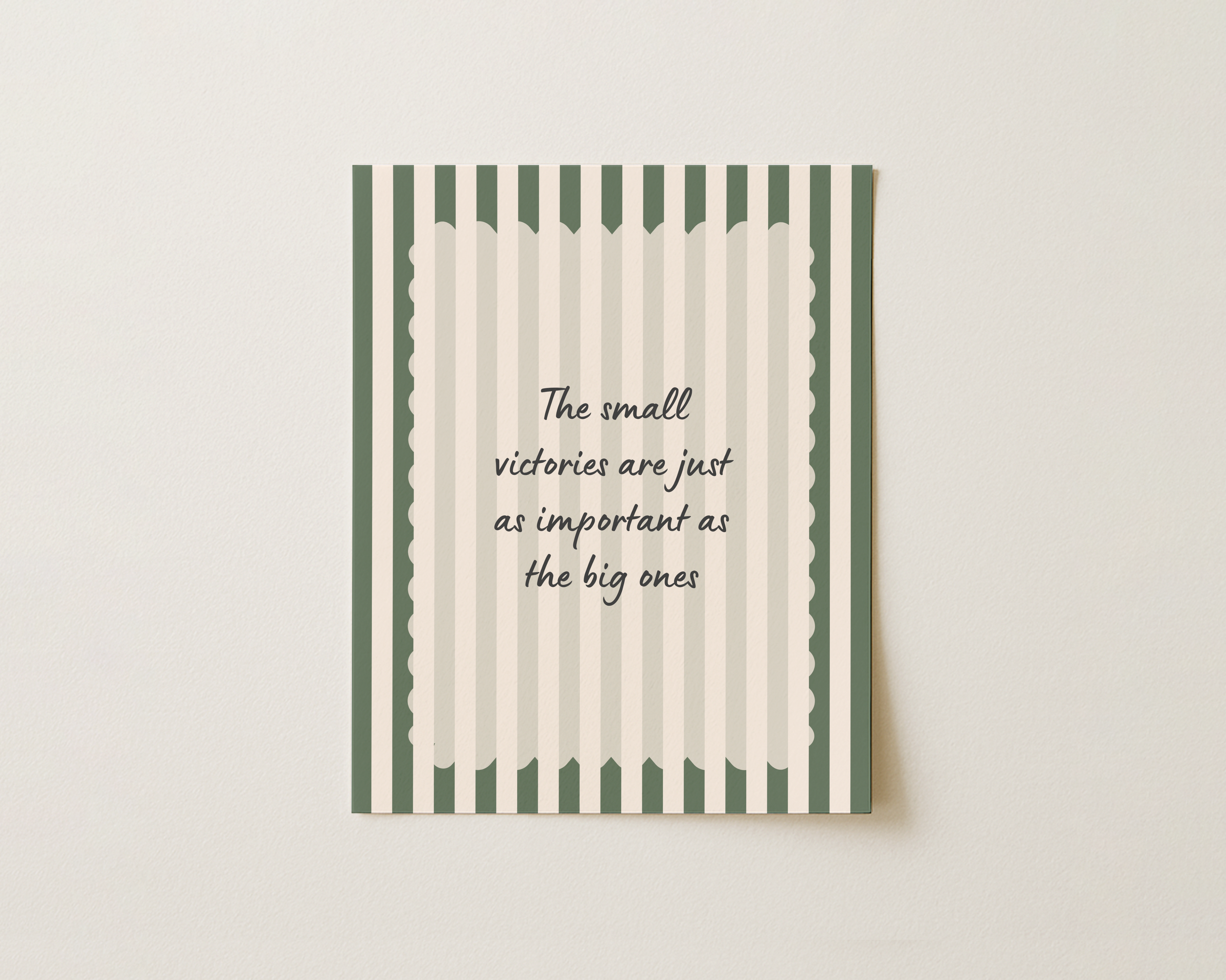 Big and Small Victories - Art Print