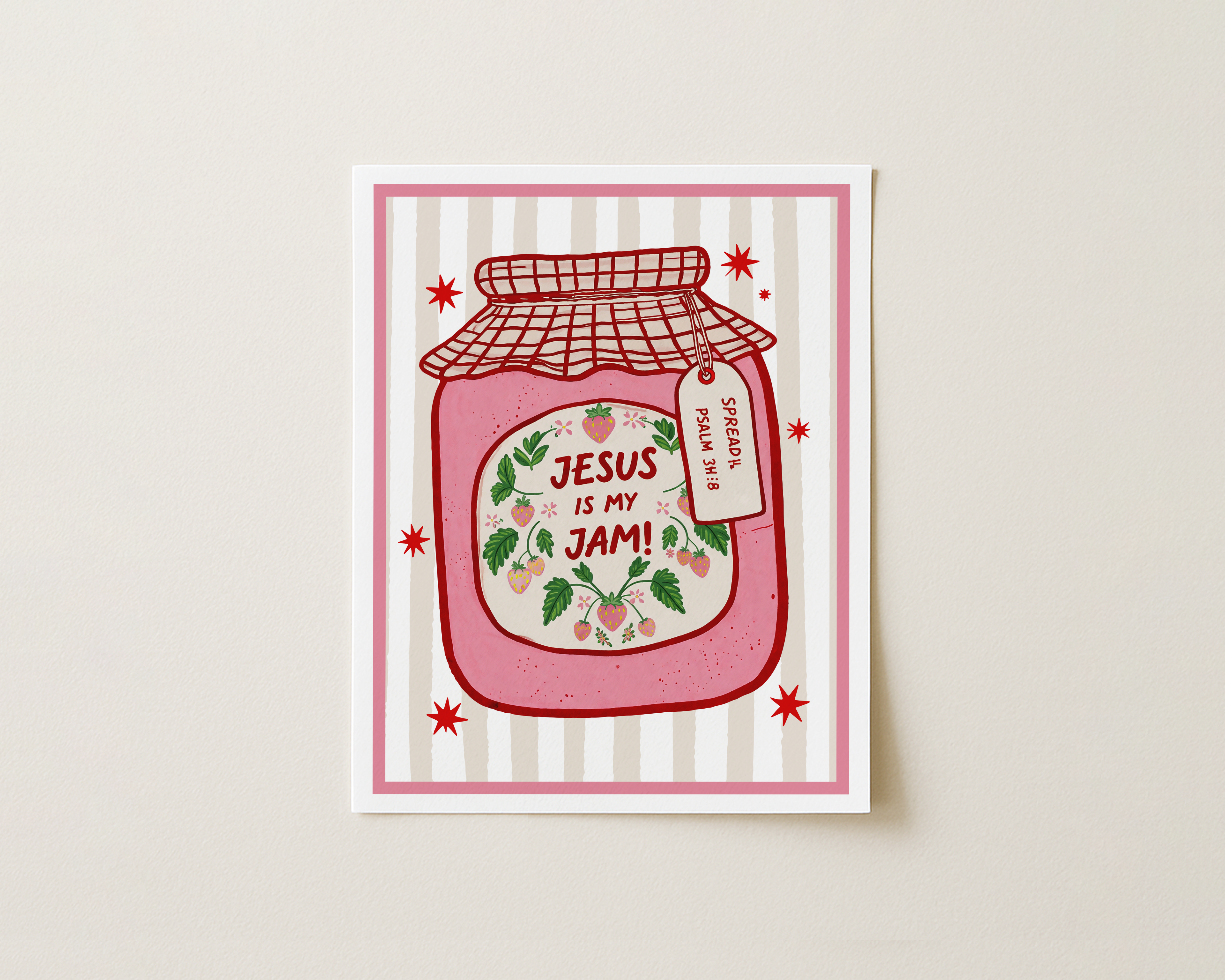 Jesus is my Jam - Art Print