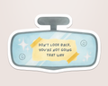 Don't Look Back (English) - Vinyl Sticker