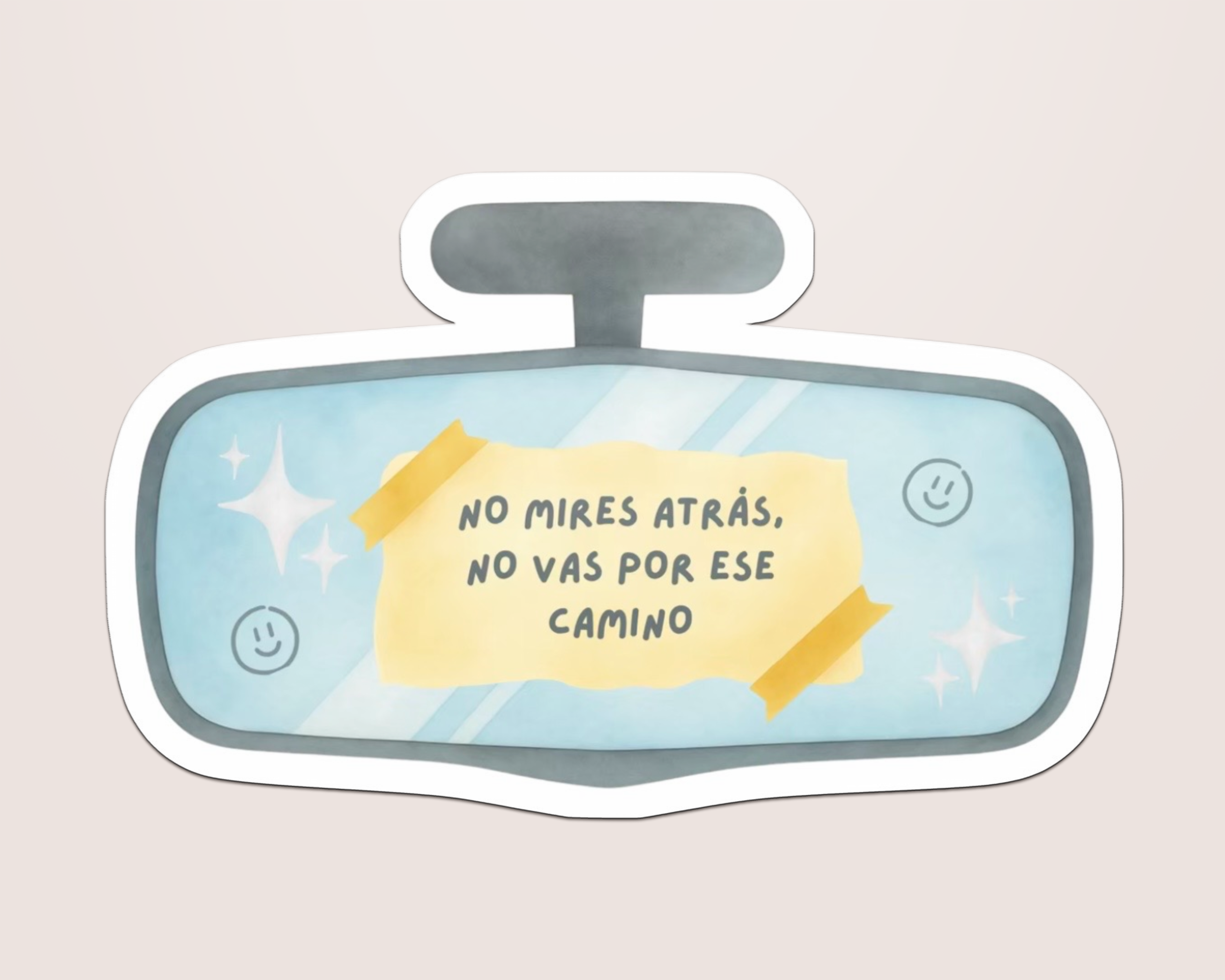 Don't Look Back (Spanish) - Vinyl Sticker