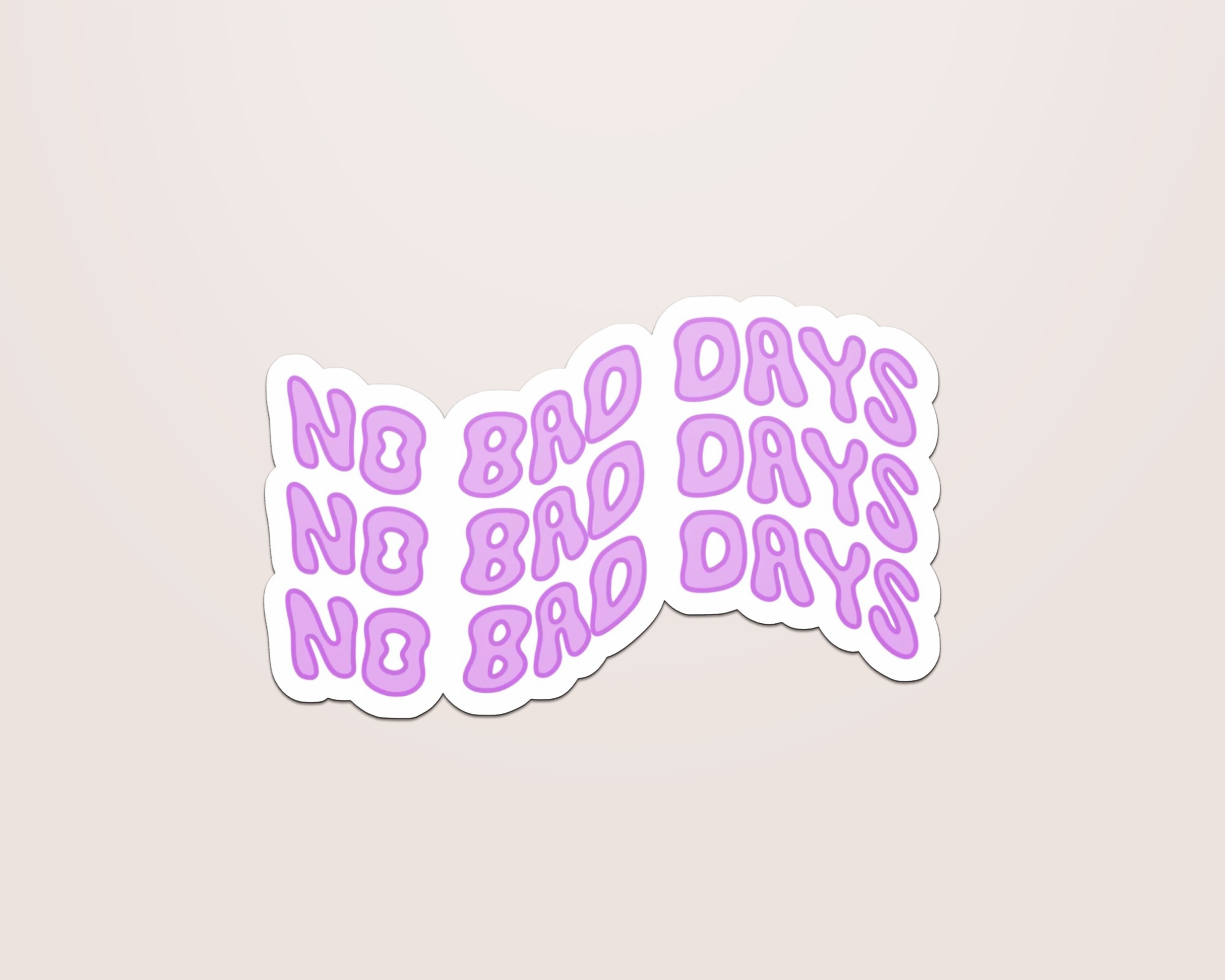 No Bad Days - Vinyl Sticker
