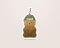 Coffee Bear Cup - Vinyl Sticker