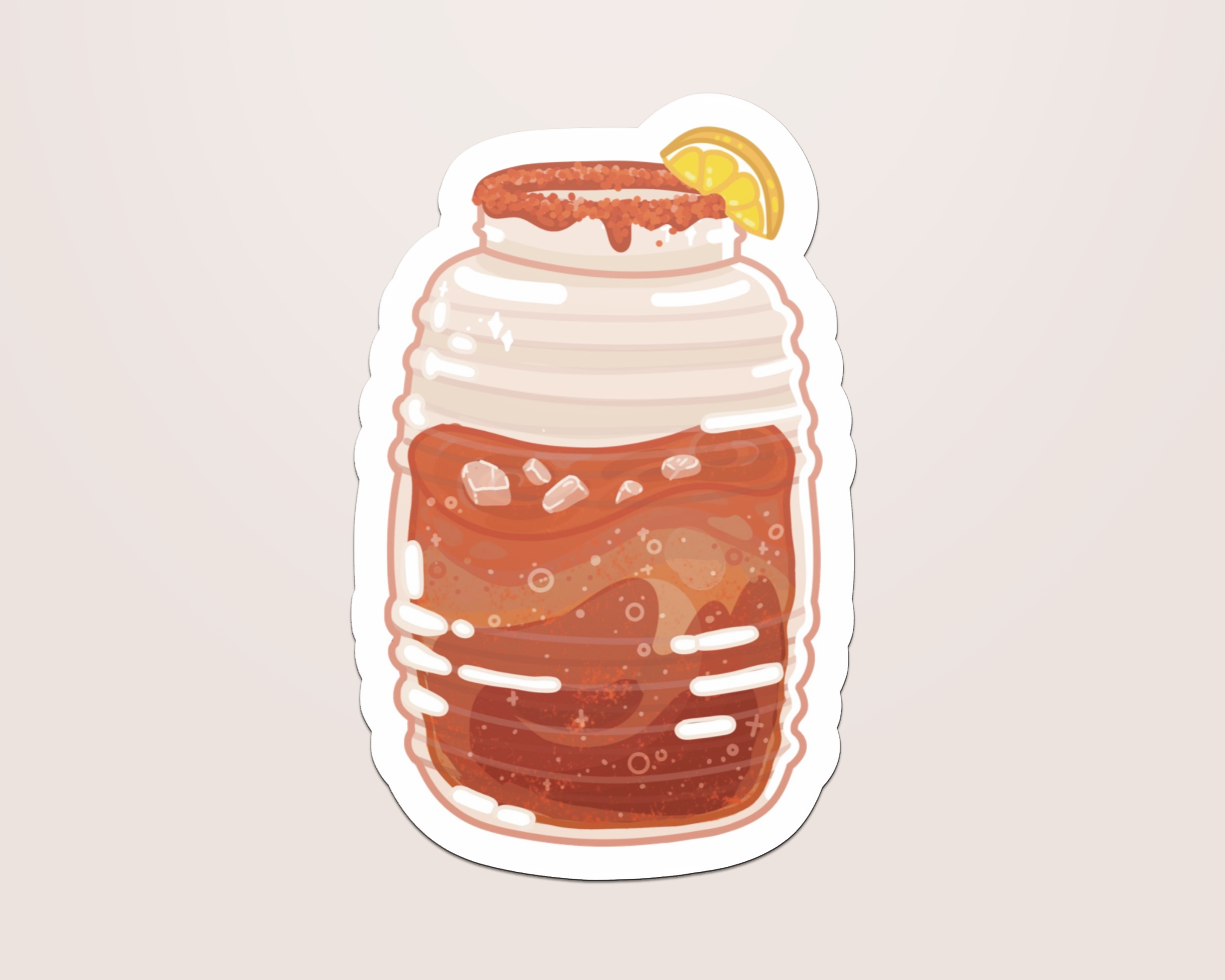 Tamarindo Agua Fresca - Vinyl Sticker