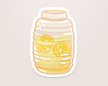 Pineapple Agua Fresca - Vinyl Sticker