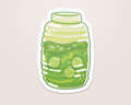 Cucumber Agua Fresca - Vinyl Sticker