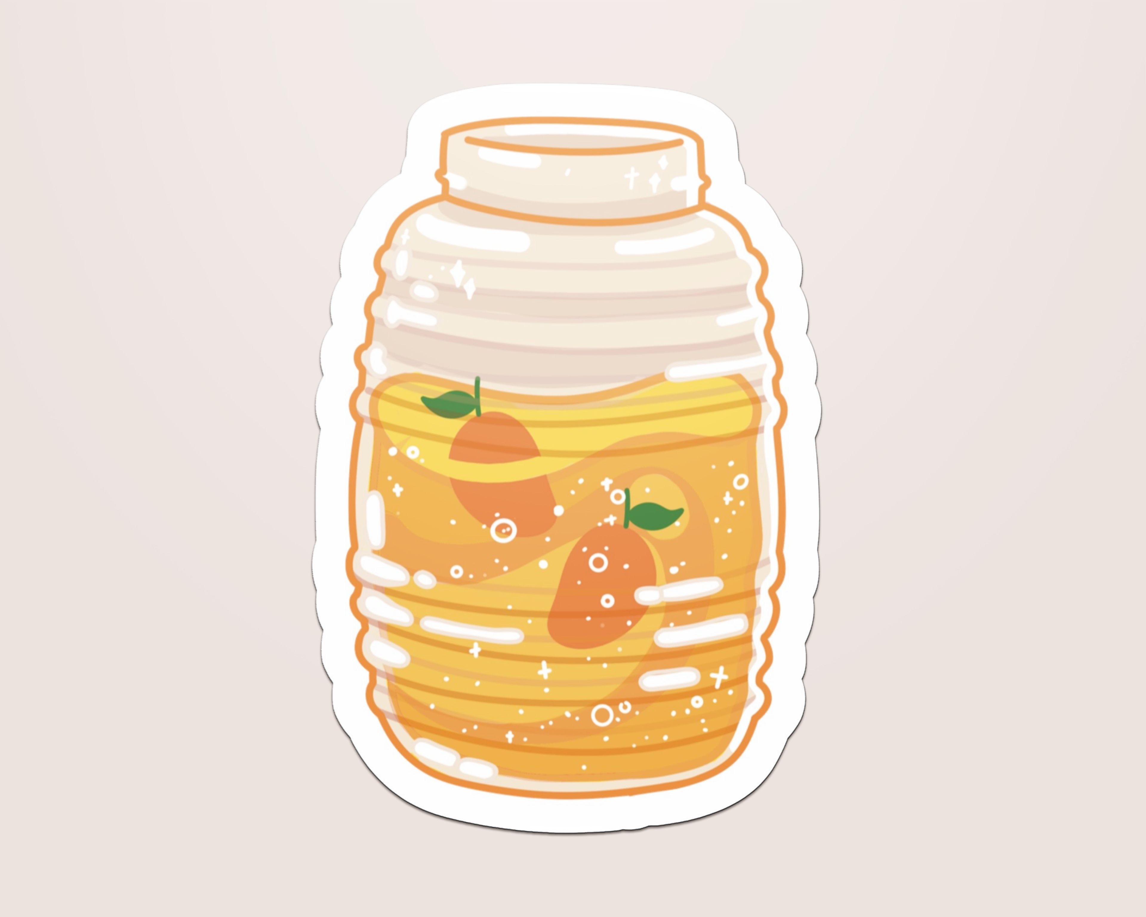 Mango Agua Fresca - Vinyl Sticker