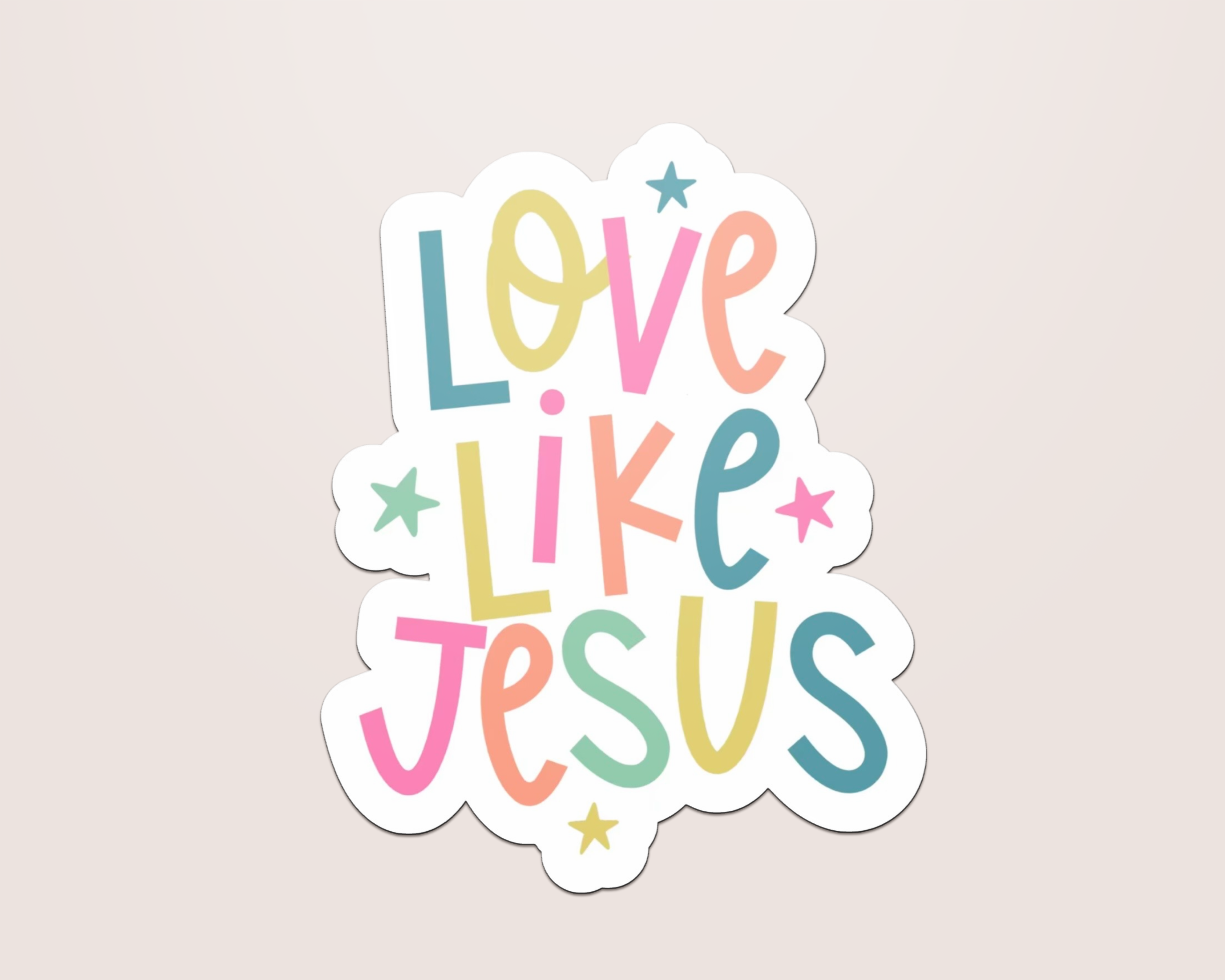 Love Like Jesus - Vinyl Sticker