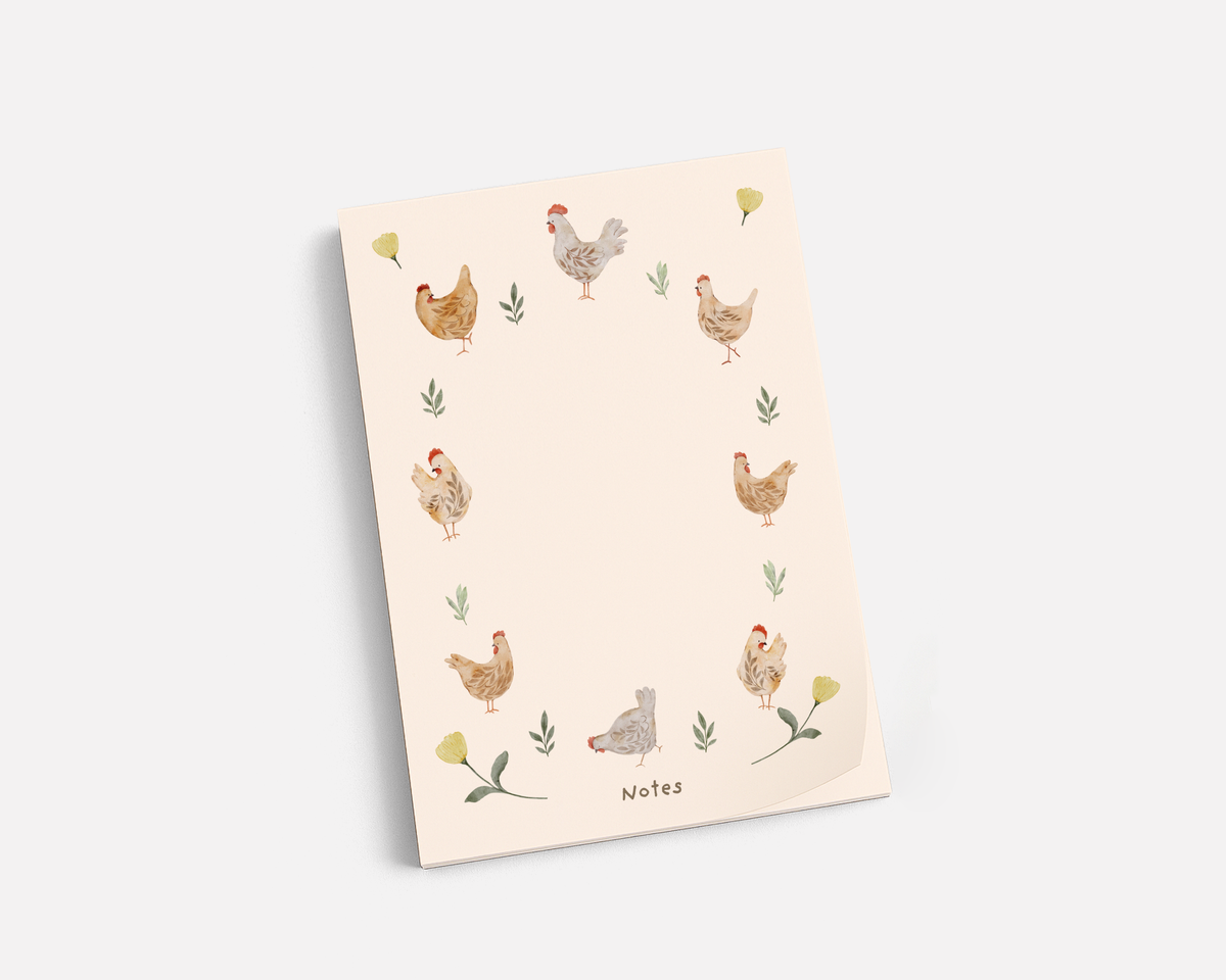 Little Chicken Farm - (5"x7") Notepad