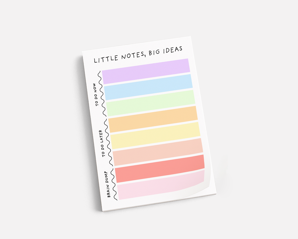 Little Notes, Big Ideas - (5"x7") Notepad