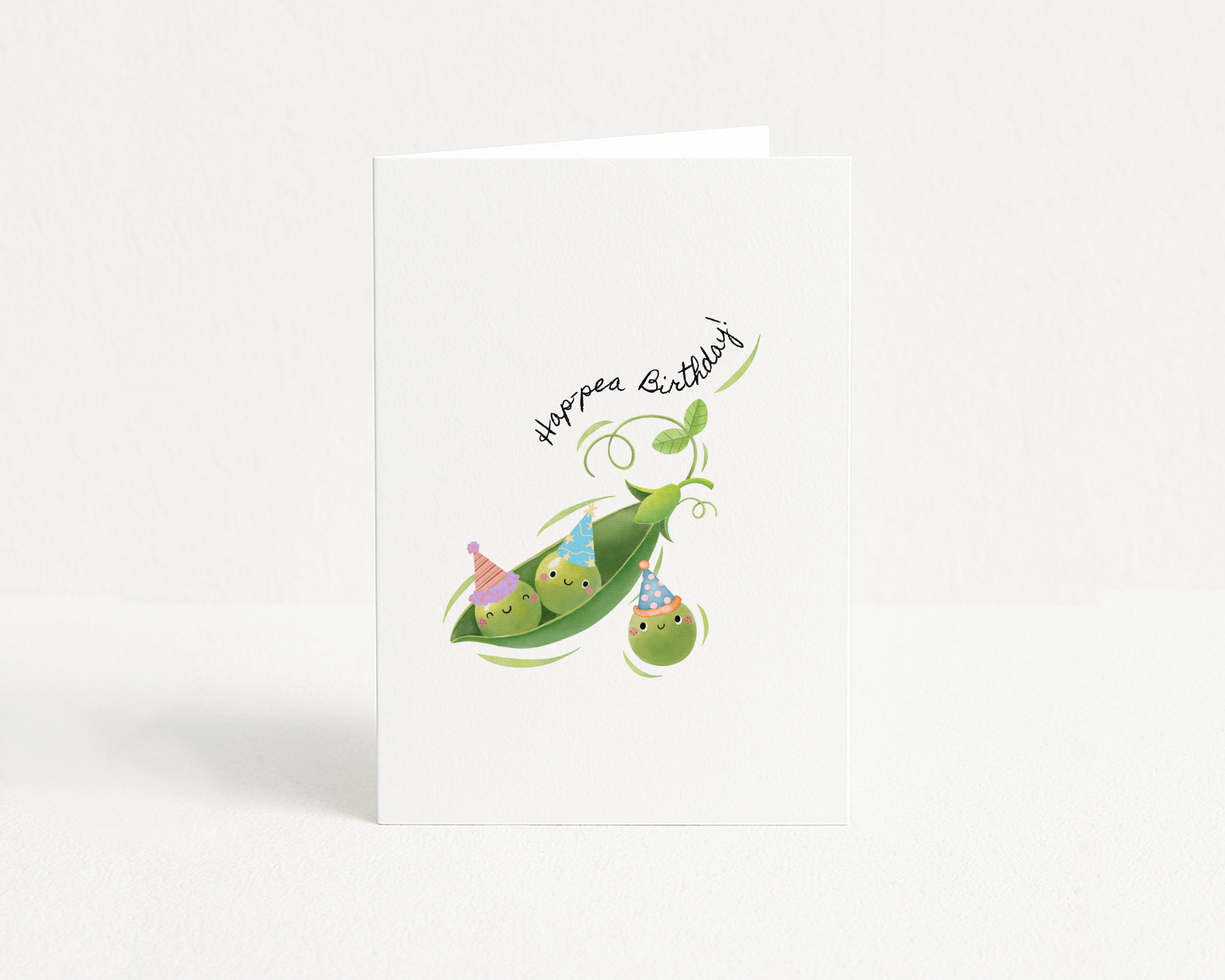 HAP PEA Birthday - Greeting Card