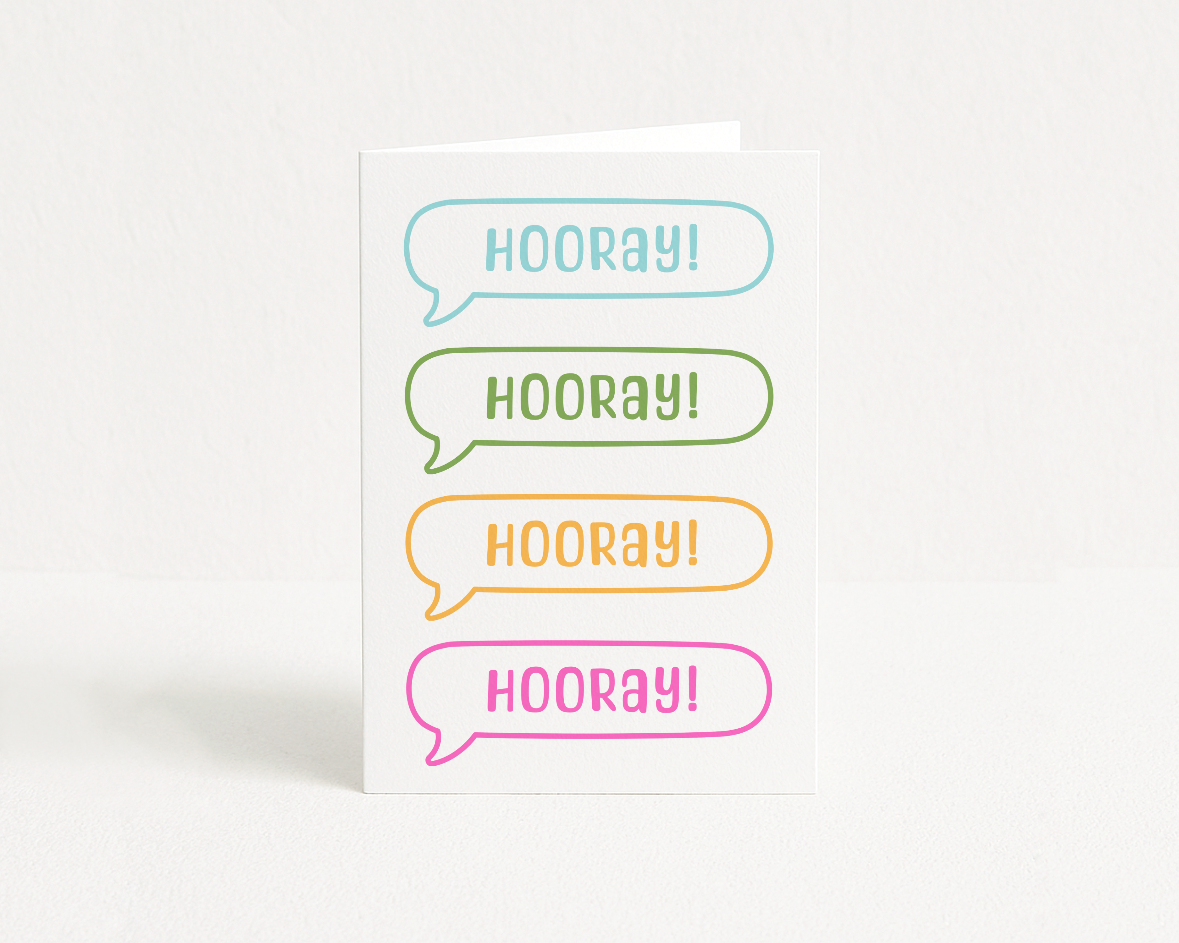 Hooray, Hooray, Hooray - Greeting Card