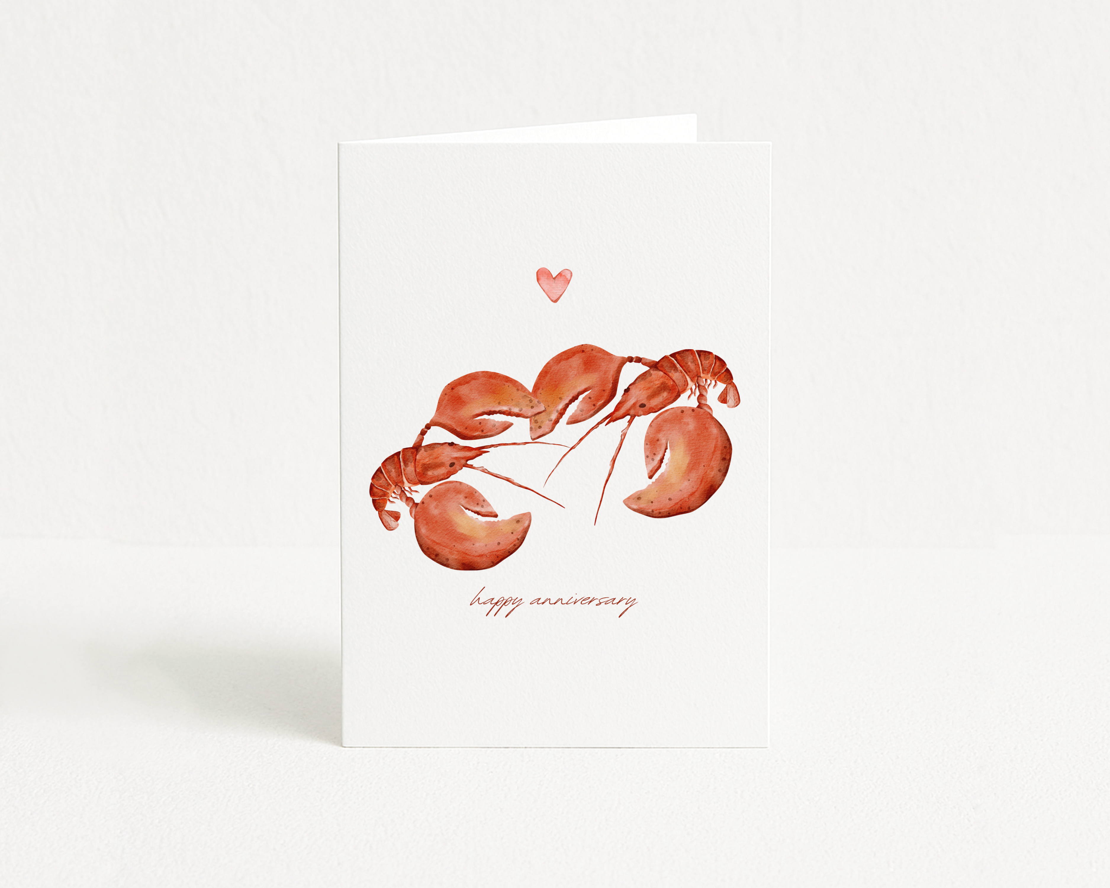 Anniversary Lobsters - Greeting Card
