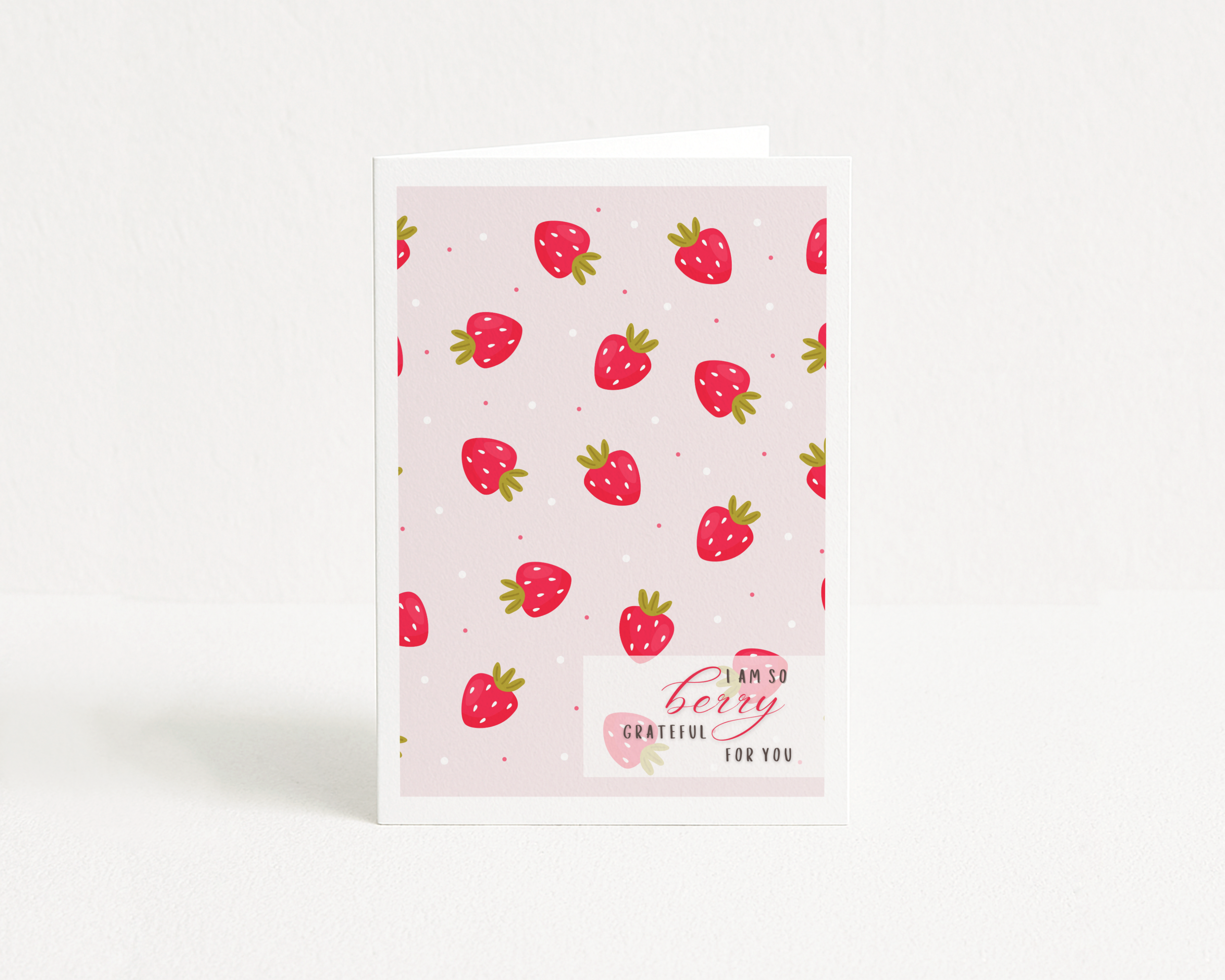 Berry Grateful - Greeting Card