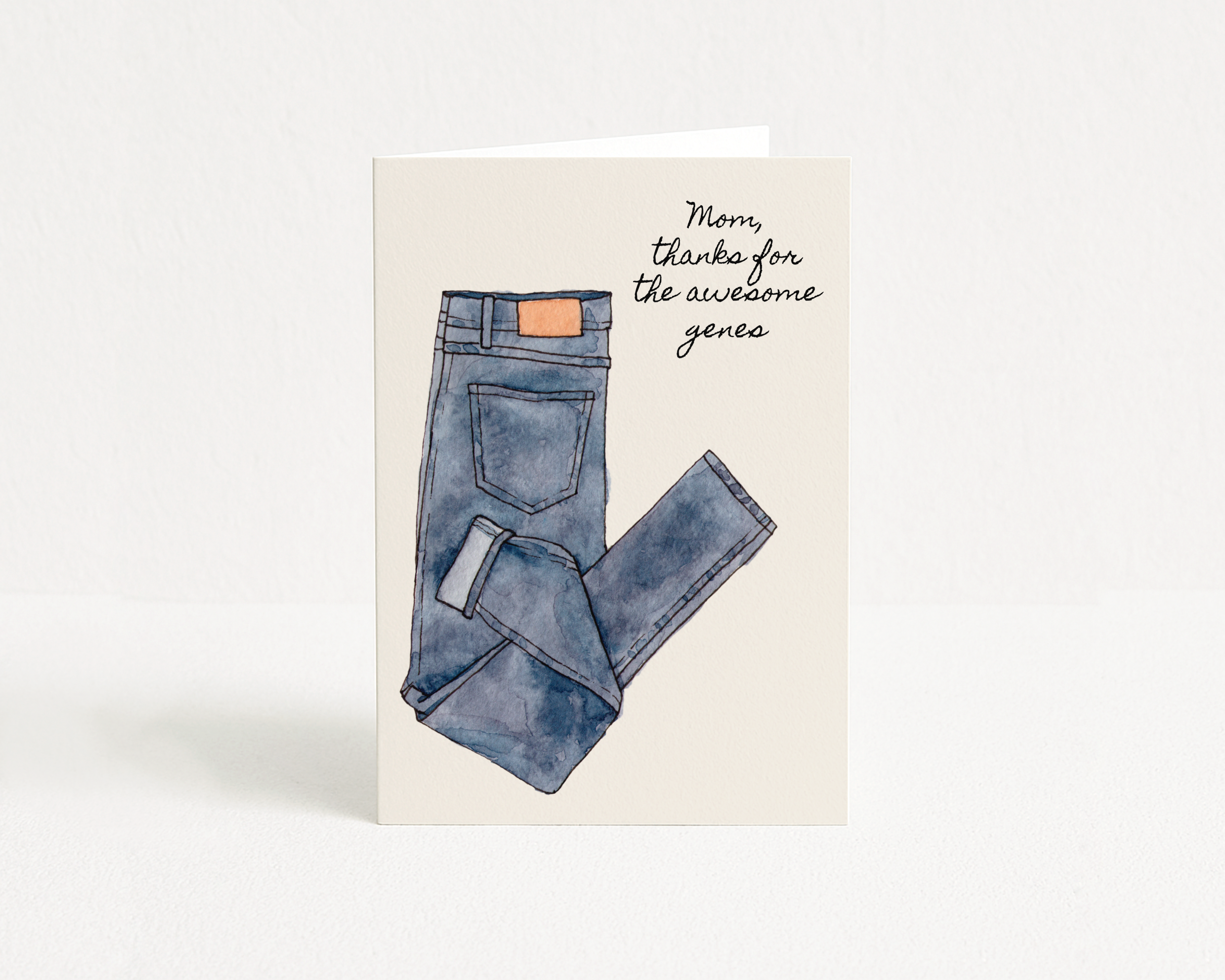 Awesome Jeans - Greeting Card