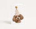 Boho Birthday Pup - Greeting Card