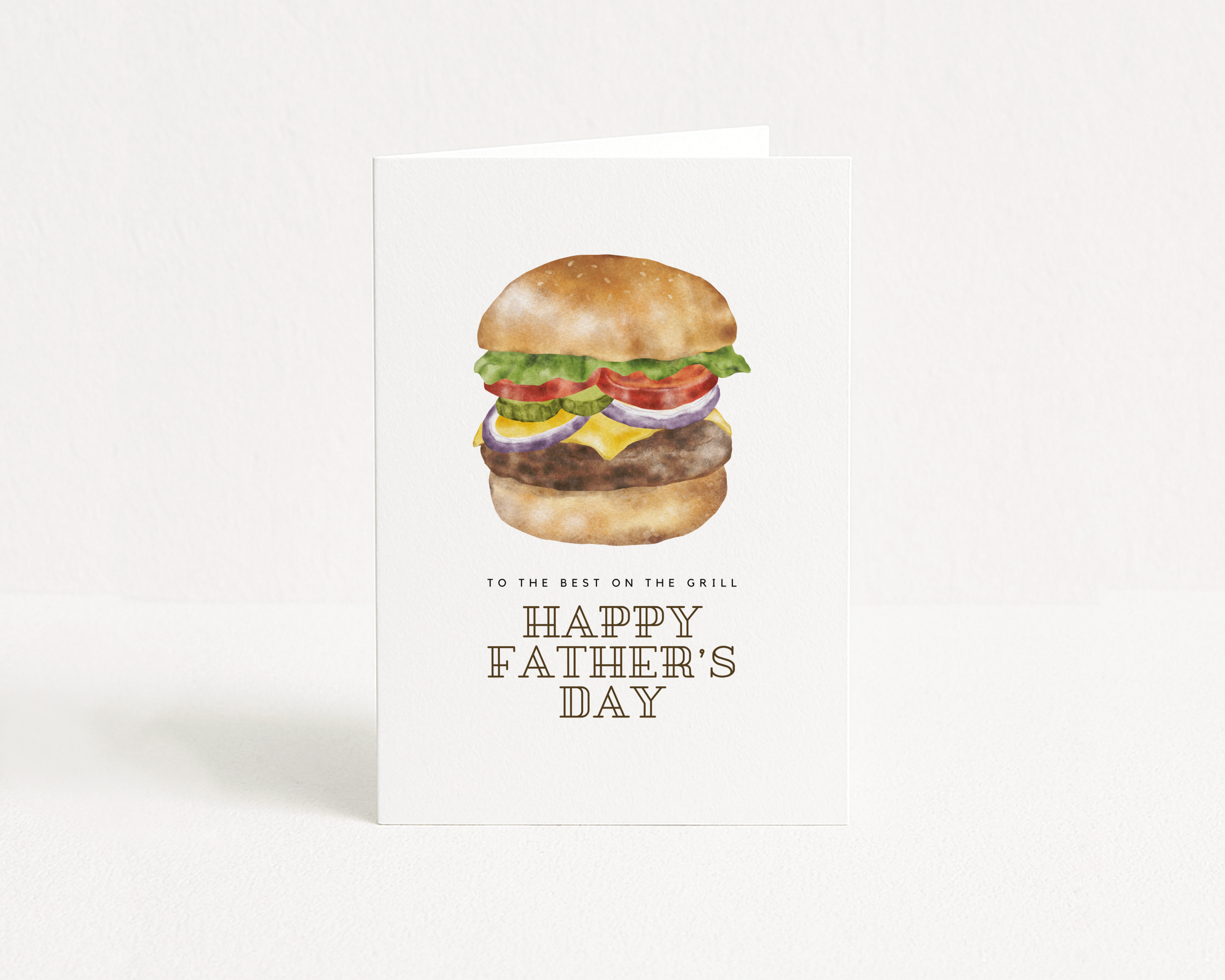 To the Best on the Grill - Greeting Card