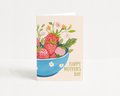 Floral Berry Bowl (English) - Greeting Card